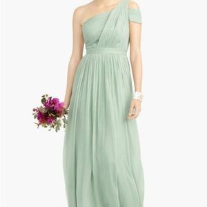 J.Crew Silk Chiffon Bridesmaid Dress